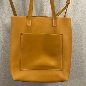 Portland Leather Goods FULL SIZE Crossbody Tote in Sunflower